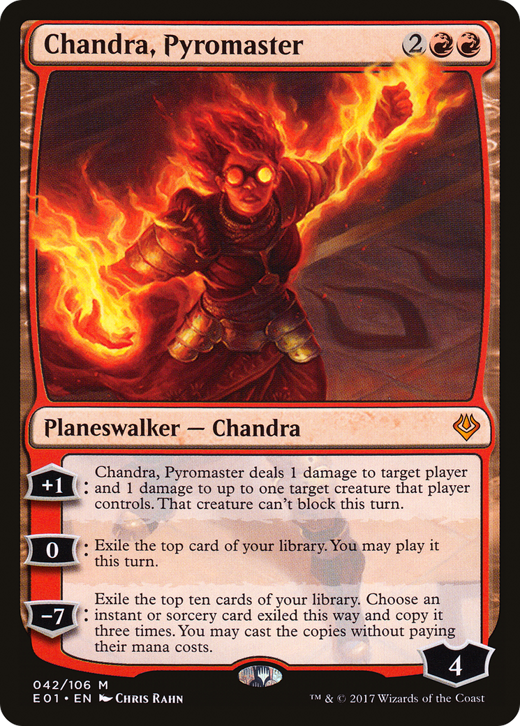 Chandra, Pyromaster (AC2-042) - Archenemy: Nicol Bolas