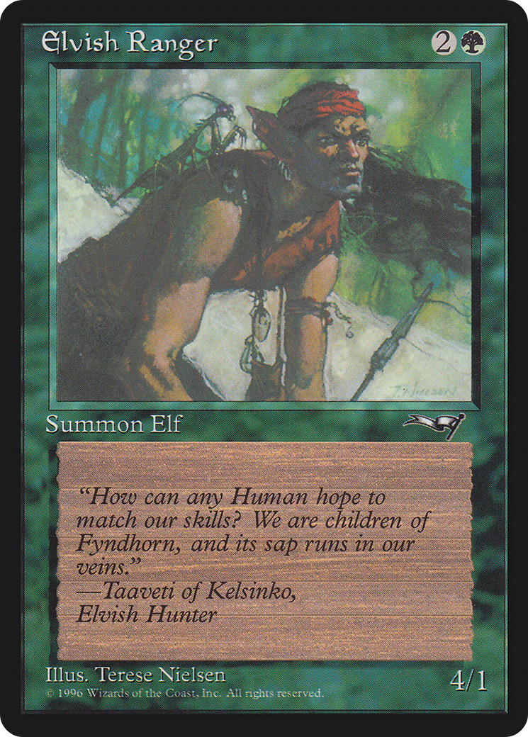 Elvish Ranger (Male) (ALL-068) - Alliances