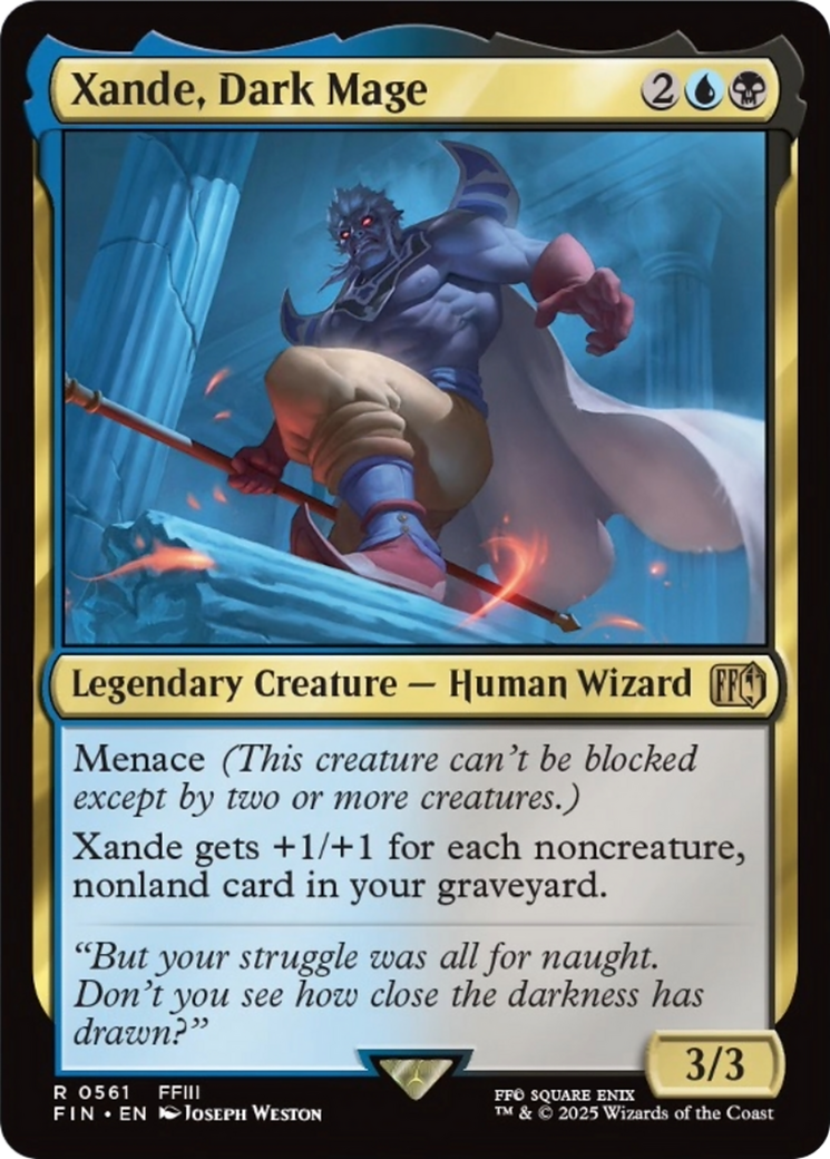 Xande, Dark Mage [FINAL FANTASY] | The CG Realm