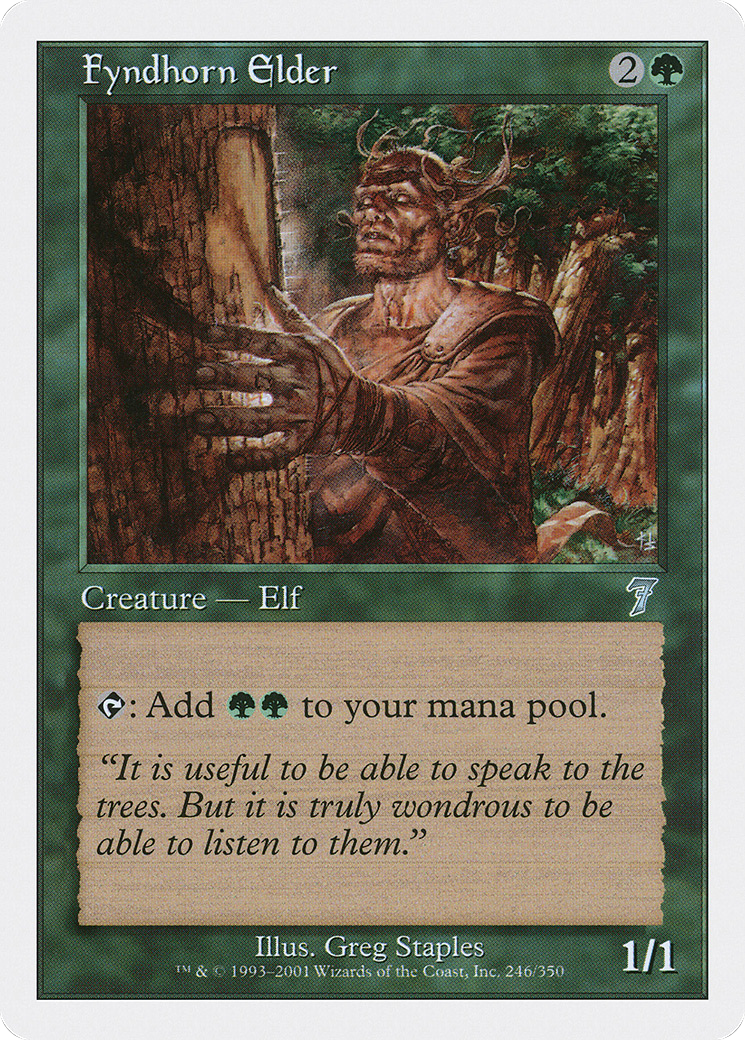 Fyndhorn Elder (7ED-246) - 7th Edition