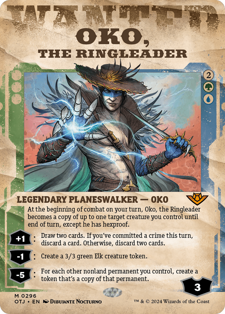 Oko, the Ringleader (Showcase) [Outlaws of Thunder Junction] | The CG Realm