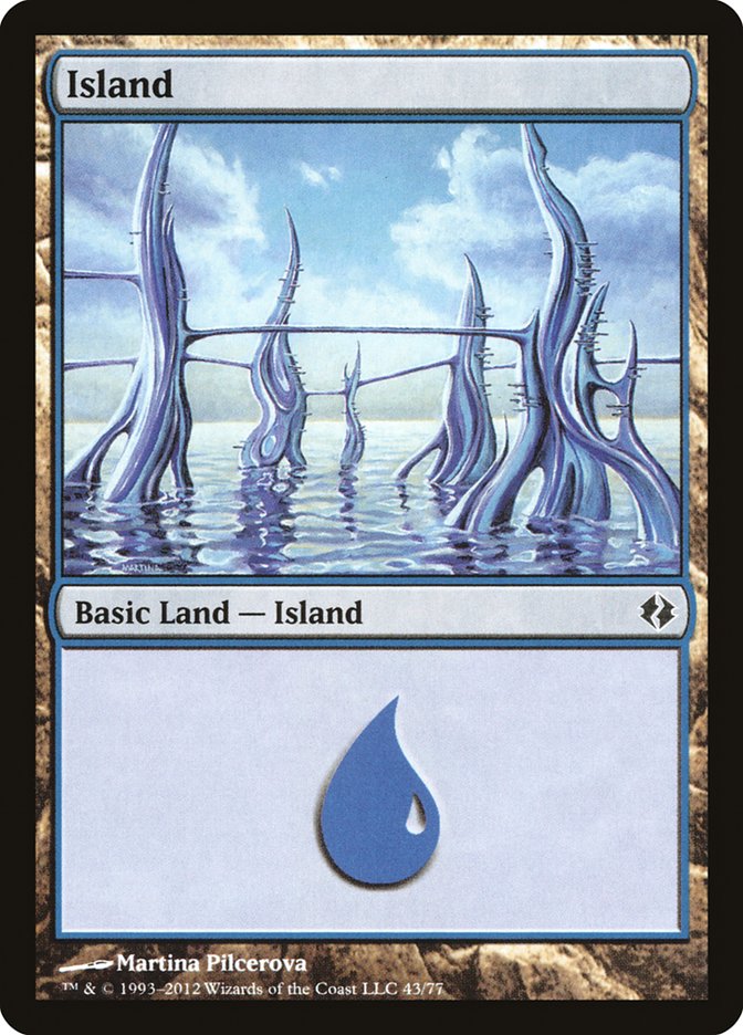 Island (43) [Duel Decks: Venser vs. Koth] | The CG Realm