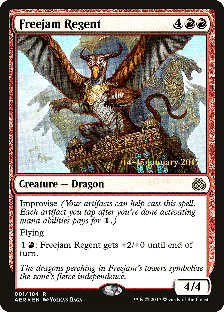Freejam Regent (PRE-81S) - Aether Revolt Promos Foil