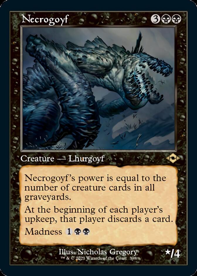 Necrogoyf (Retro Frame) (MH2-398) - Modern Horizons 2 Foil
