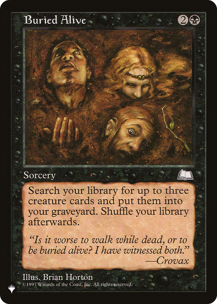 Buried Alive [The List] | The CG Realm