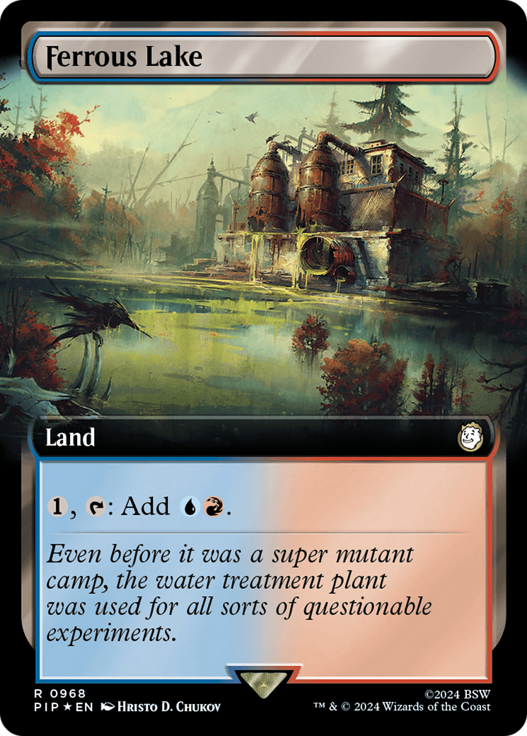Ferrous Lake (Extended Art) (Surge Foil) [Fallout] | The CG Realm