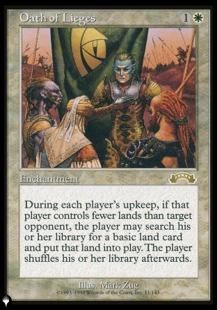 Oath of Lieges [The List] | The CG Realm