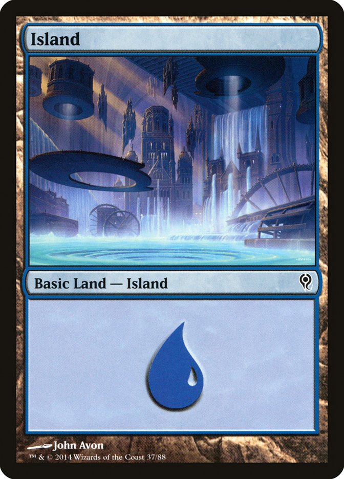 Island (37) [Duel Decks: Jace vs. Vraska] | The CG Realm