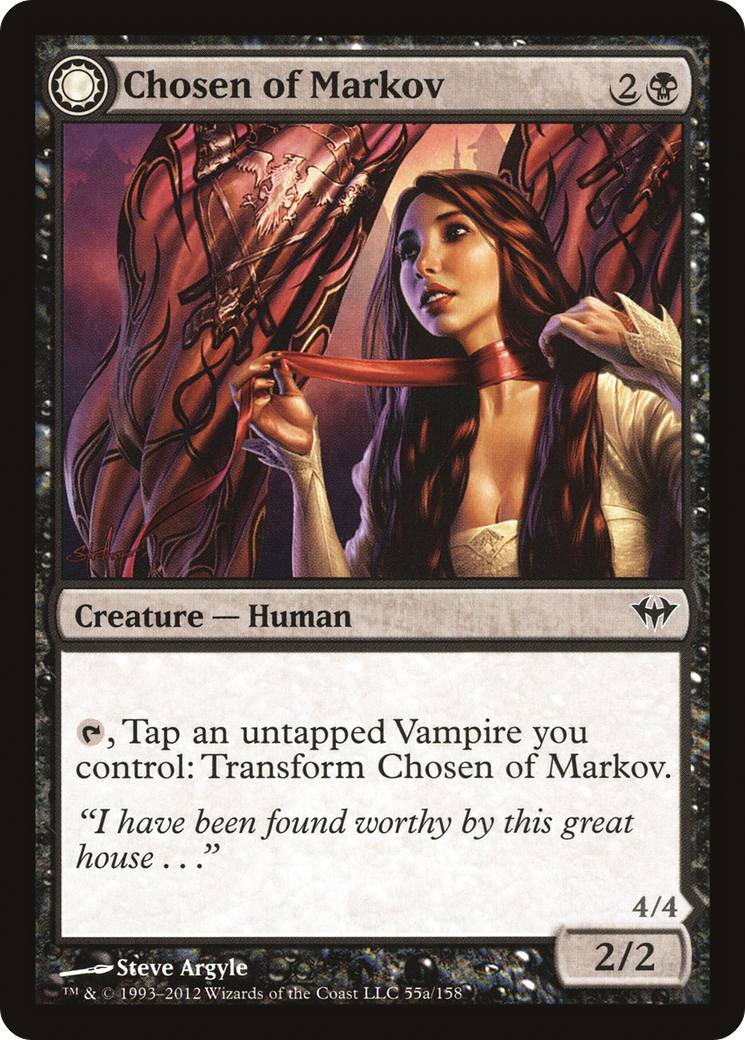 Chosen of Markov (DKA-055) - Dark Ascension: (Double Faced Transform)