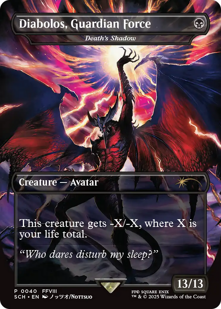 Diabolos, Guardian Force - Death's Shadow (GAME-040) - Standard Showdown Promos