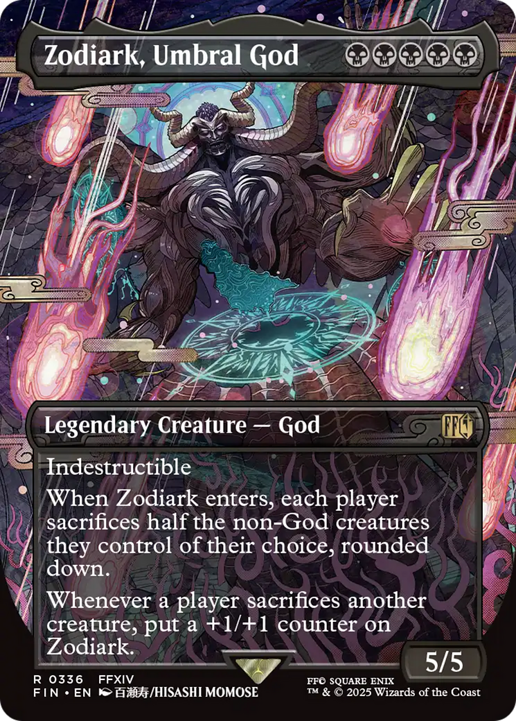 Zodiark, Umbral God (Borderless) [FINAL FANTASY] | The CG Realm