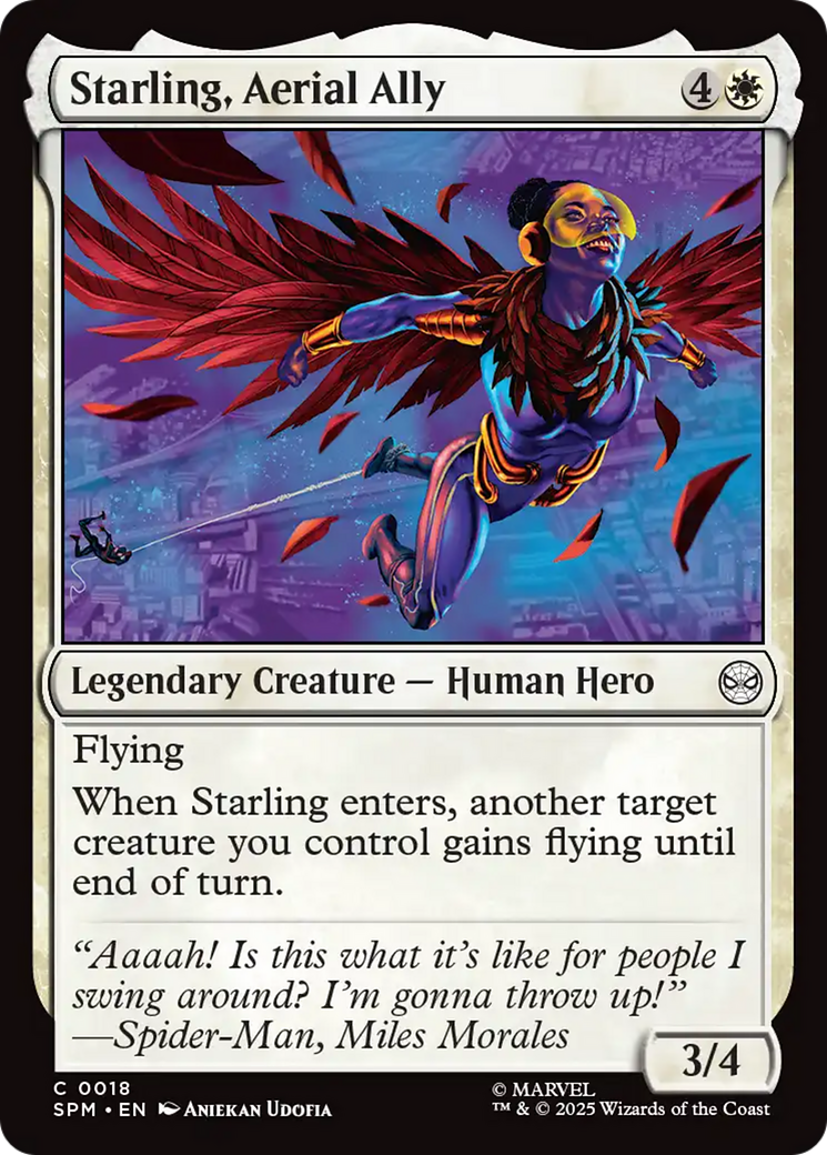Starling, Aerial Ally [Marvel's Spider-Man] | The CG Realm