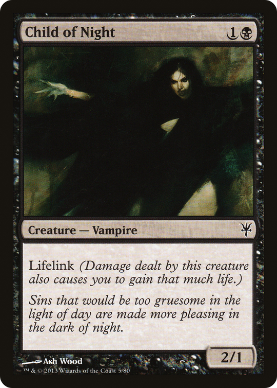 Child of Night (DDK-005) - Duel Decks: Sorin vs. Tibalt