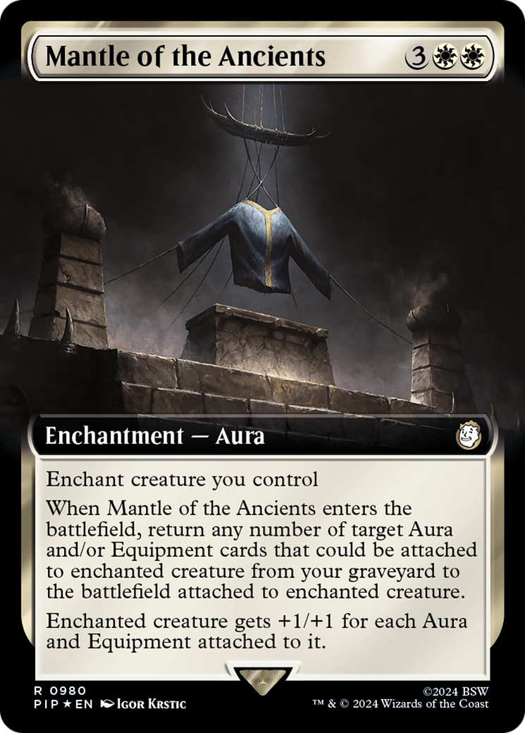 Mantle of the Ancients (Extended Art) (Surge Foil) [Fallout] | The CG Realm