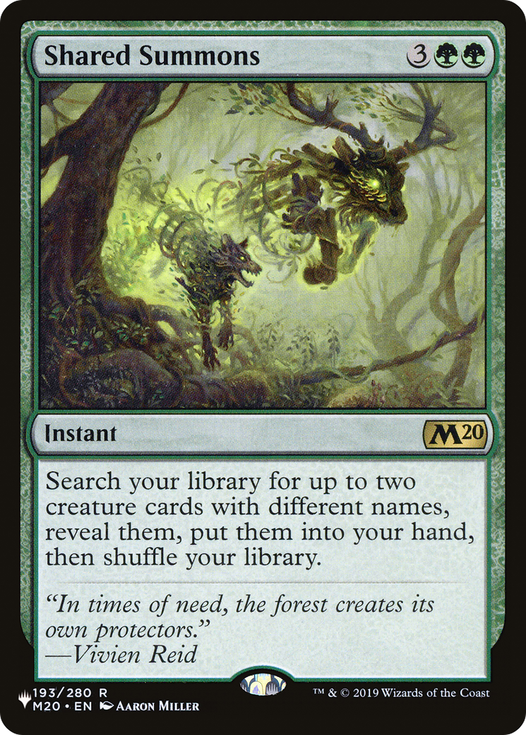 Shared Summons [The List] | The CG Realm