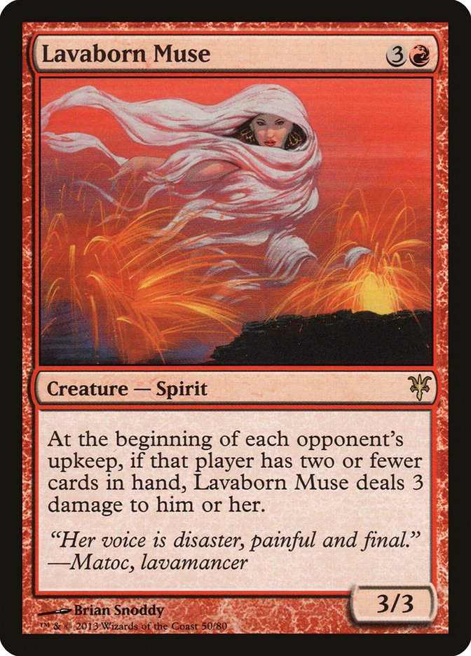 Lavaborn Muse (DDK-050) - Duel Decks: Sorin vs. Tibalt
