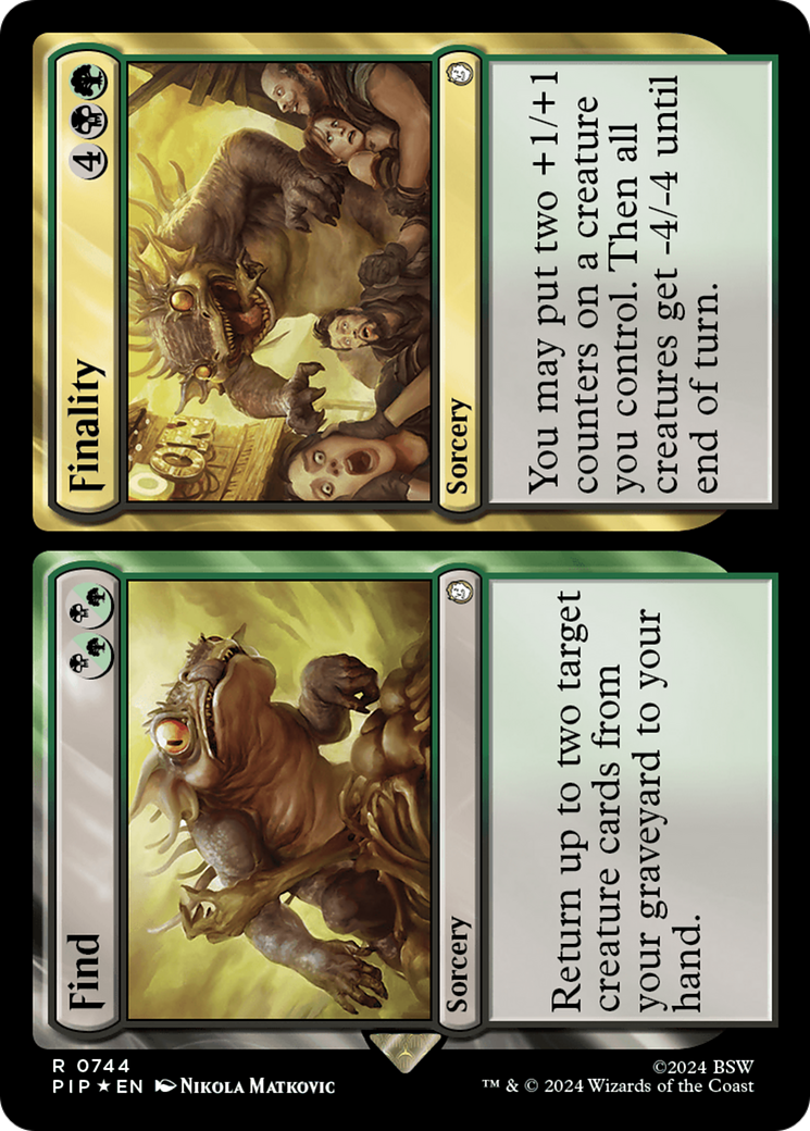 Find // Finality (Surge Foil) [Fallout] | The CG Realm