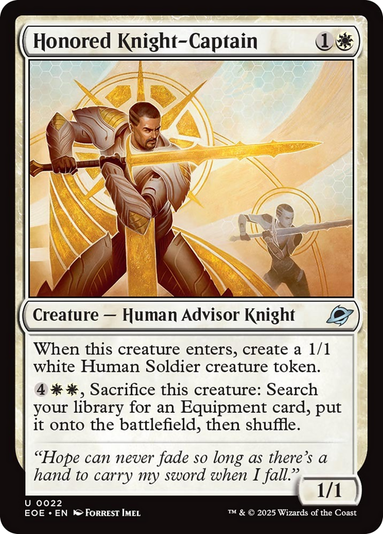 Honored Knight-Captain [Edge of Eternities] | The CG Realm