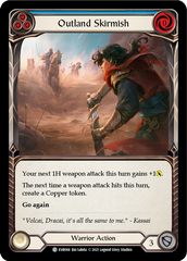 Outland Skirmish (Blue) [EVR068] (Everfest)  1st Edition Normal | The CG Realm