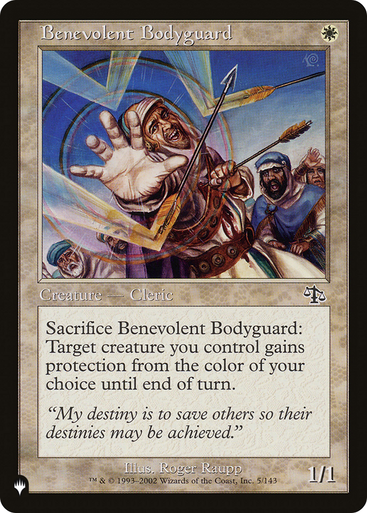 Benevolent Bodyguard [The List] | The CG Realm