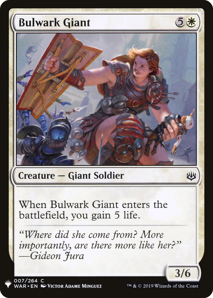 Bulwark Giant (LIST-WAR-7) - The List