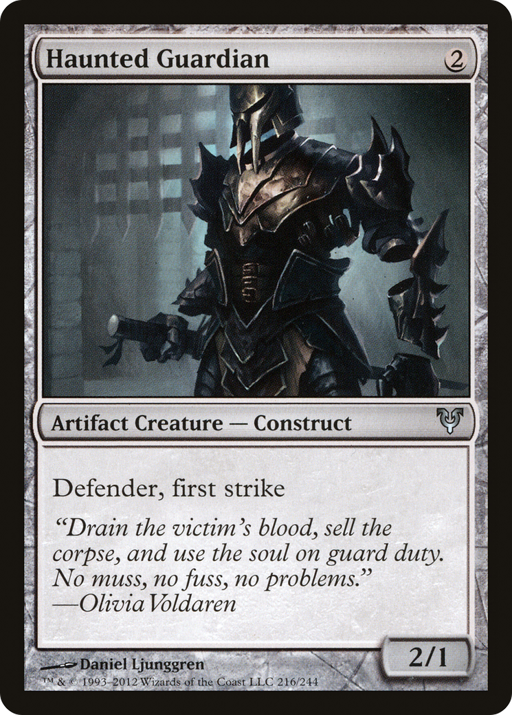 Haunted Guardian (AVR-216) - Avacyn Restored