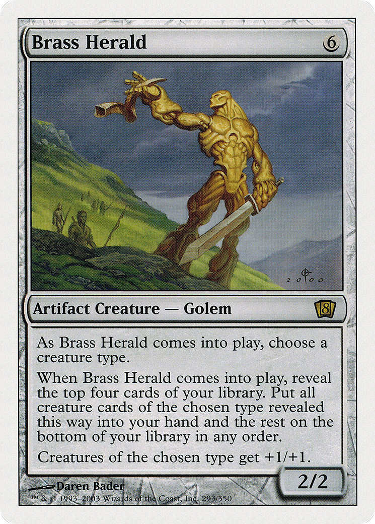 Brass Herald (8ED-293) - 8th Edition