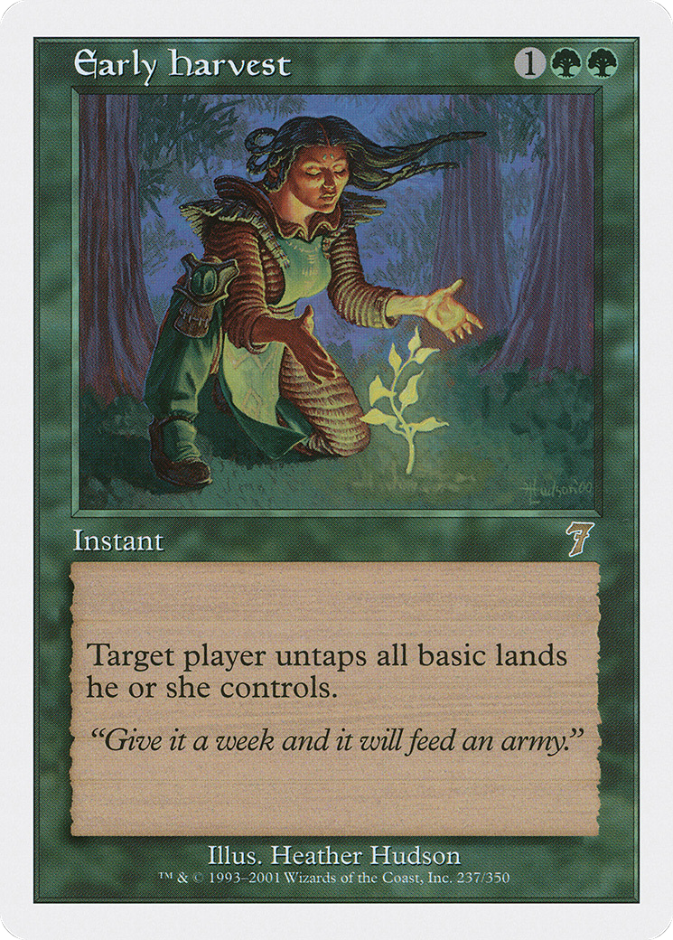 Early Harvest (7ED-237) - 7th Edition