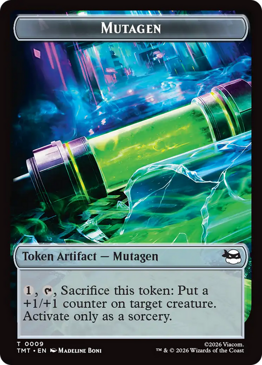 Robot // Mutagen Double-Sided Token (TMT-10 // 9) - Teenage Mutant Ninja Turtles