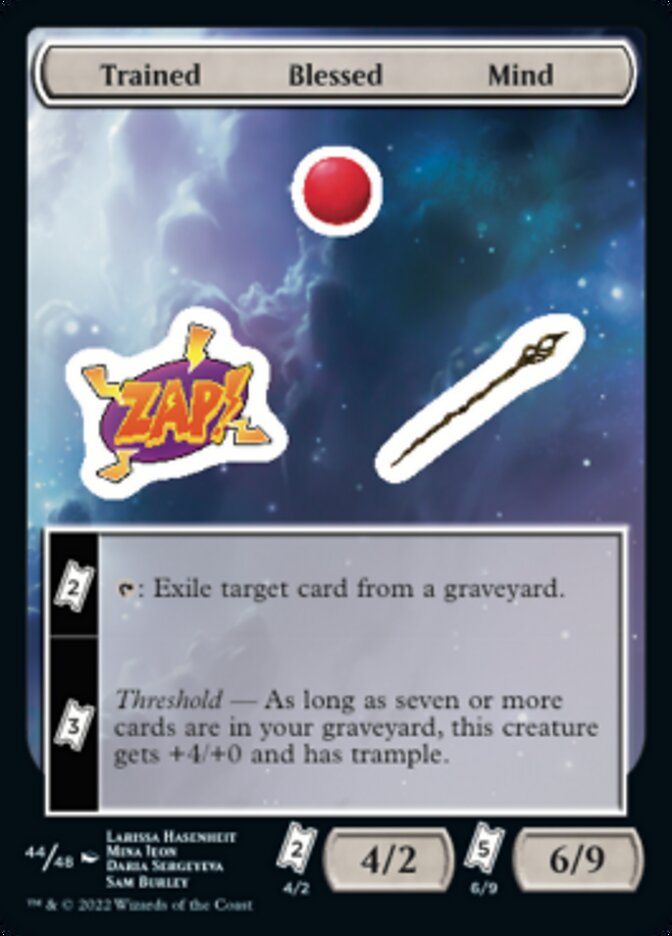 Trained Blessed Mind [Unfinity Stickers] | The CG Realm