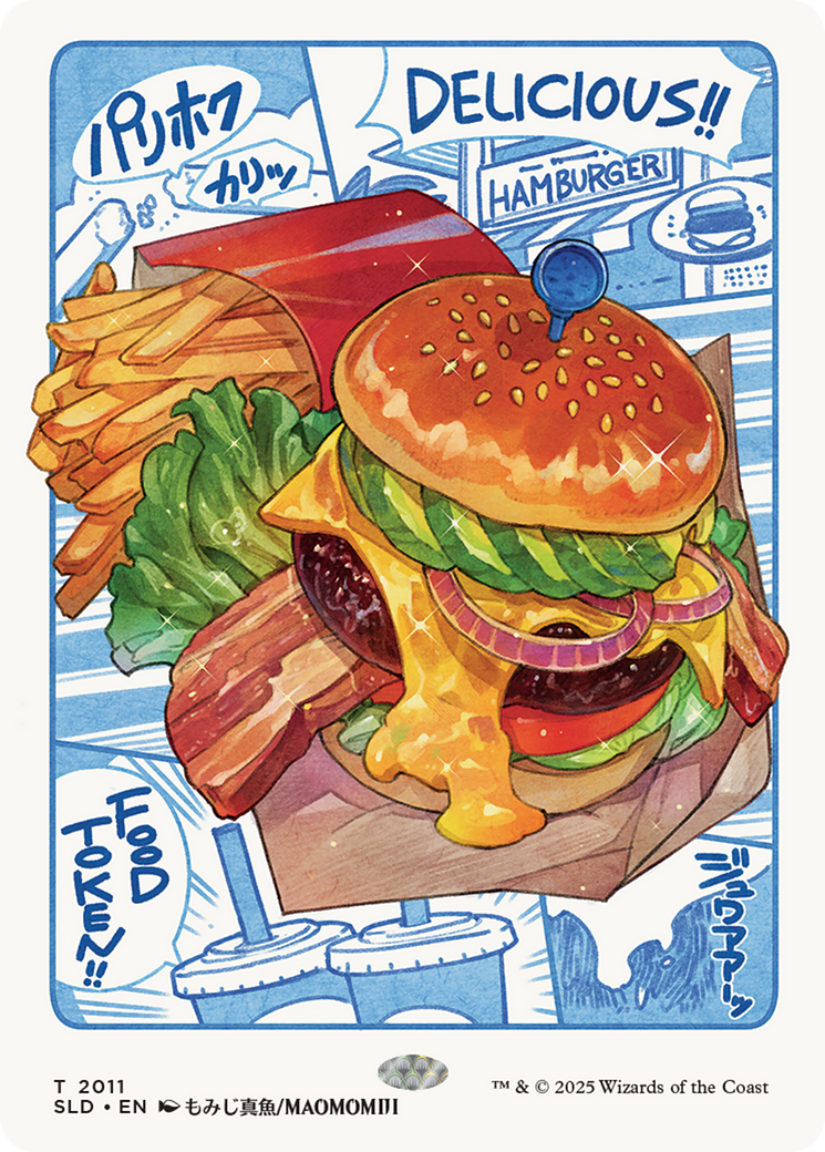Food Token (2011) (Rainbow Foil) [Secret Lair Drop Series] | The CG Realm