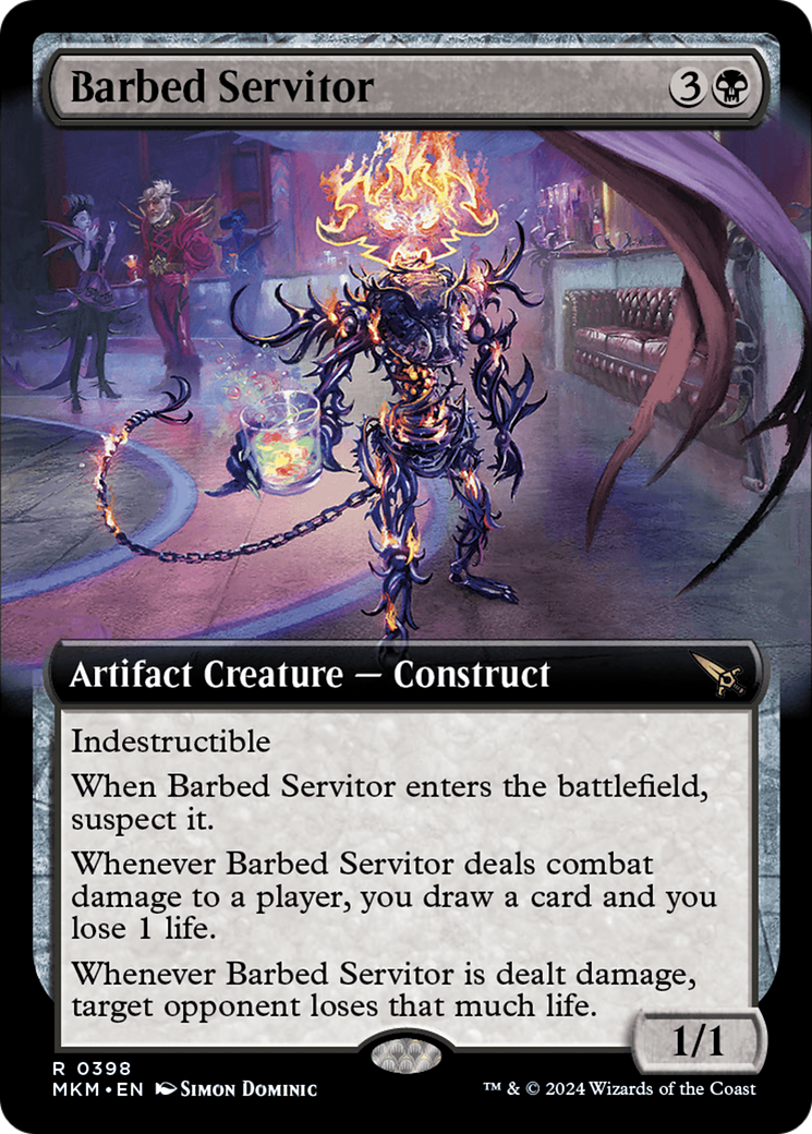 Barbed Servitor (Extended Art) [Murders at Karlov Manor] | The CG Realm