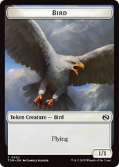 Thopter // Bird Double-Sided Token [Tarkir: Dragonstorm Commander Tokens] | The CG Realm