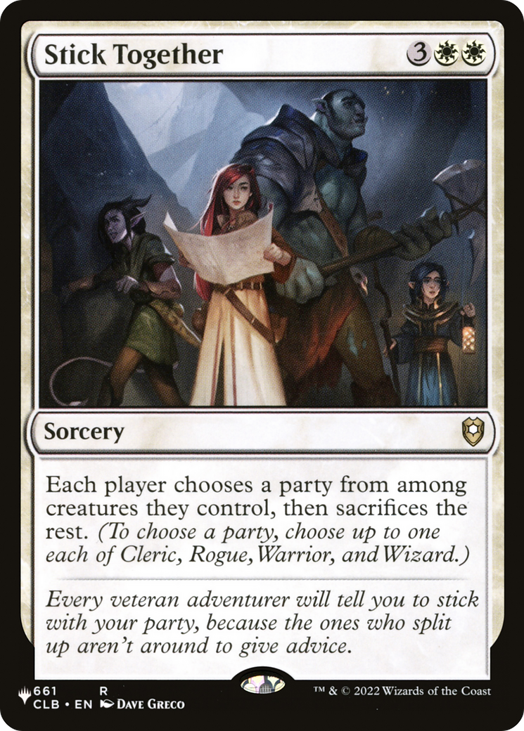Stick Together (CLB) [The List] | The CG Realm