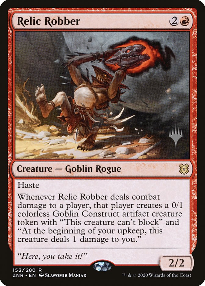 Relic Robber (Promo Pack) [Zendikar Rising Promos] | The CG Realm