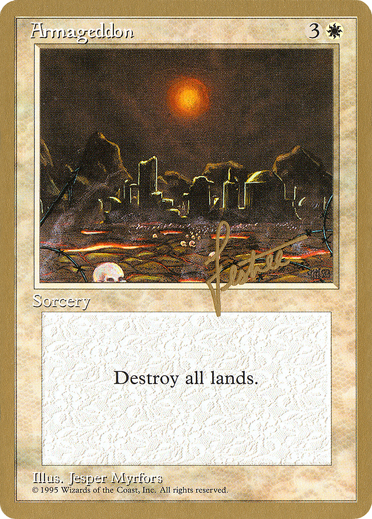 Armageddon - 1996 Bertrand Lestree (4ED) (WCD-) - Pro Tour Collector Set