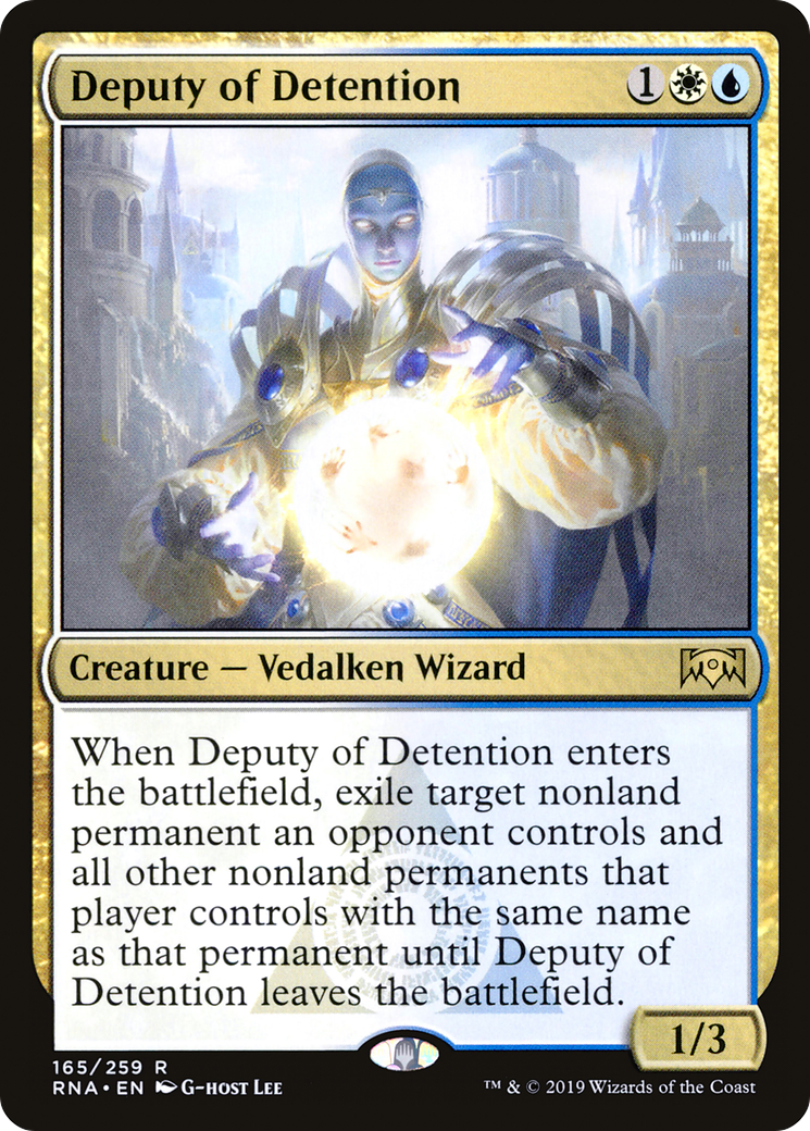 Deputy of Detention (RNA-165) - Ravnica Allegiance