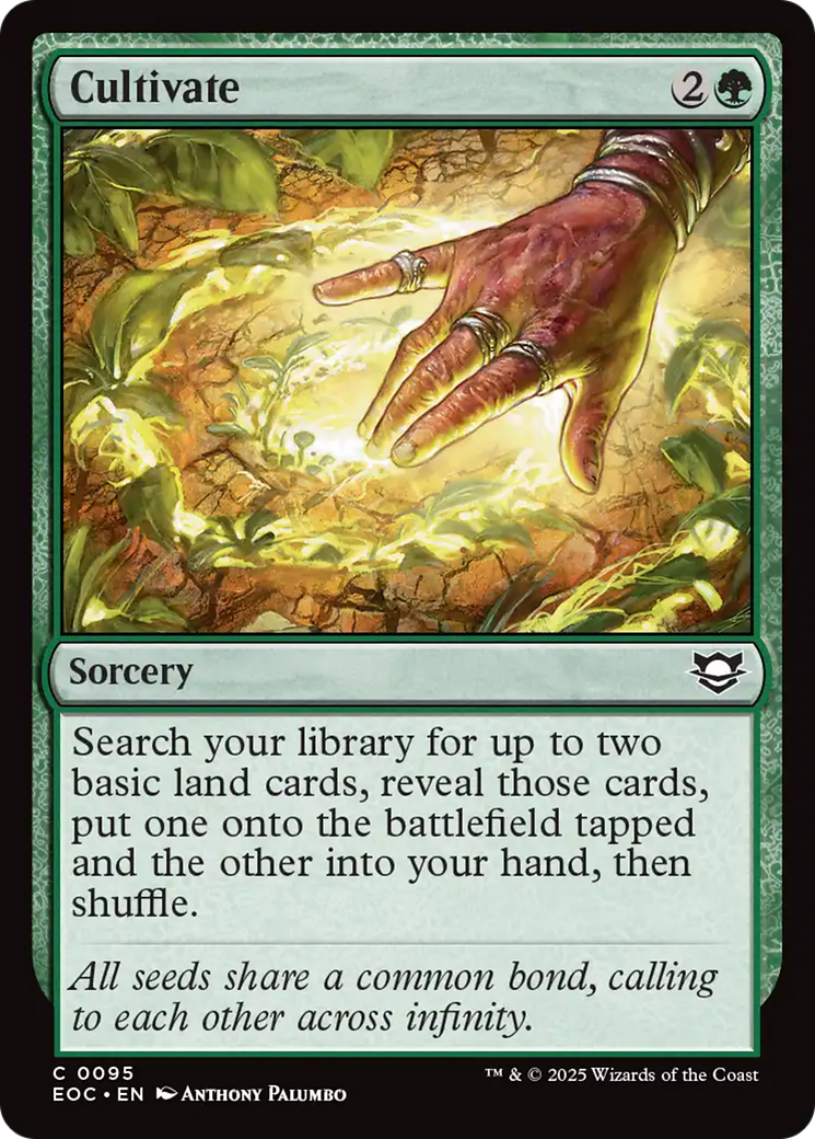 Cultivate [Edge of Eternities Commander] | The CG Realm