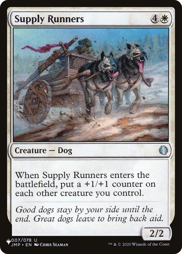 Supply Runners [The List] | The CG Realm