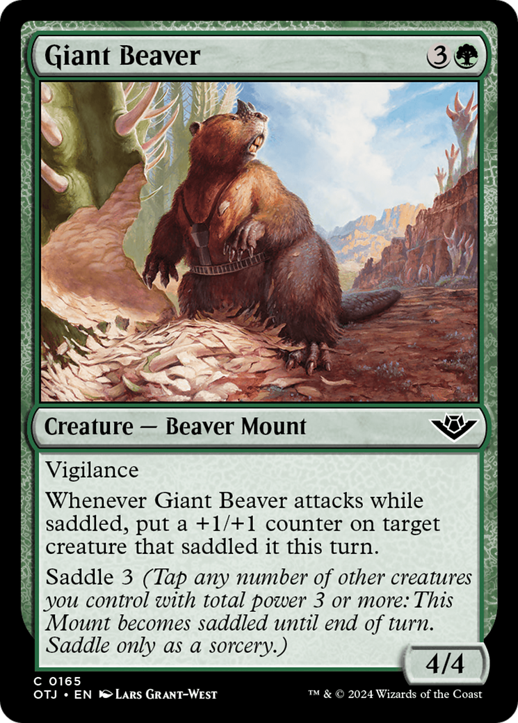 Giant Beaver [Outlaws of Thunder Junction] | The CG Realm