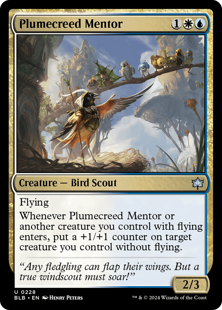 Plumecreed Mentor [Bloomburrow] | The CG Realm
