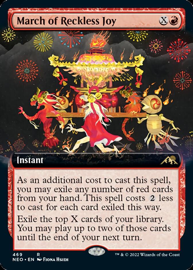 March of Reckless Joy (Extended Art) [Kamigawa: Neon Dynasty] | The CG Realm