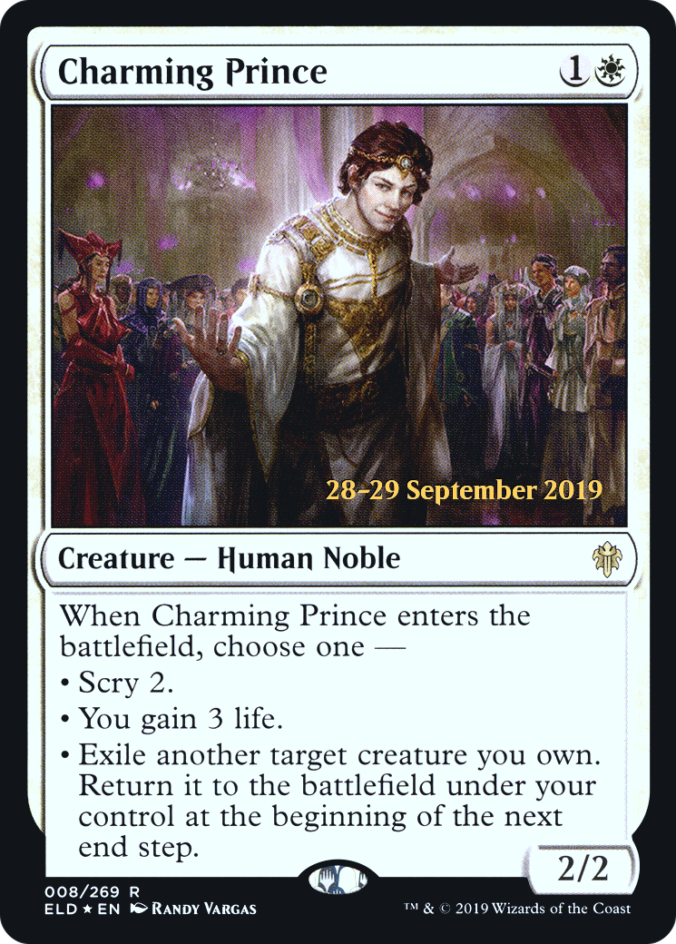 Charming Prince (PRE-08S) - Throne of Eldraine Promos Foil