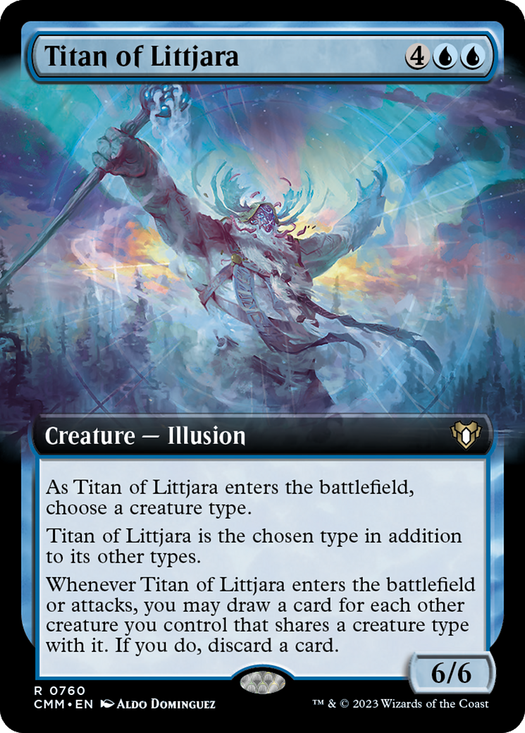 Titan of Littjara (Extended Art) [Commander Masters] | The CG Realm