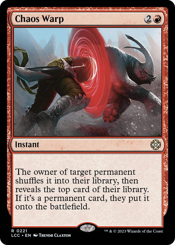 Chaos Warp [The Lost Caverns of Ixalan Commander] | The CG Realm