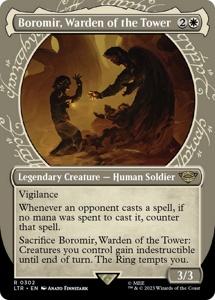 Boromir, Warden of the Tower (Showcase Ring Frame) [The Lord of the Rings: Tales of Middle-Earth] | The CG Realm