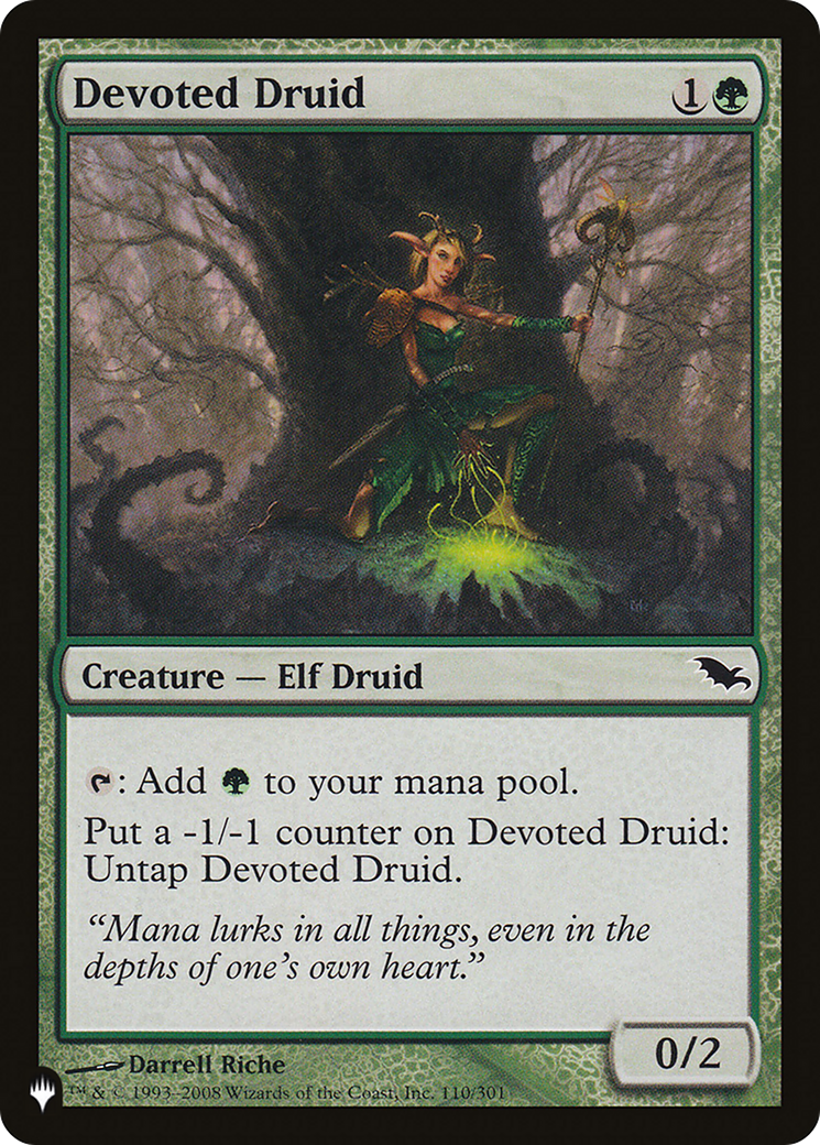Devoted Druid (SHM) [The List] | The CG Realm
