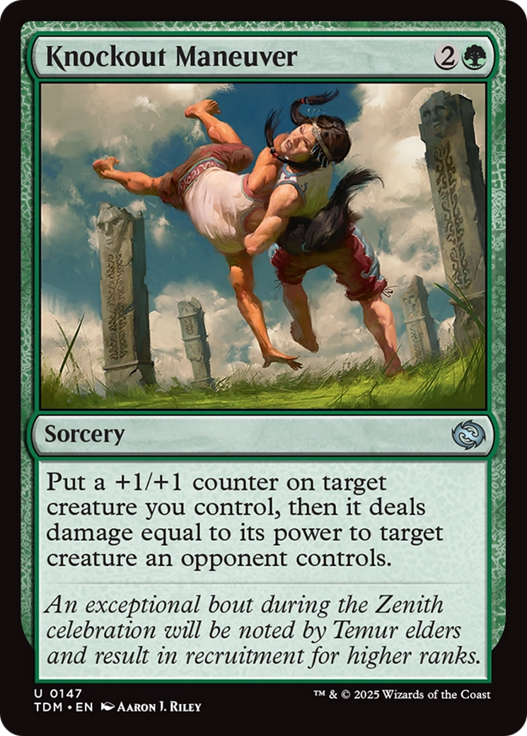 Knockout Maneuver [Tarkir: Dragonstorm] | The CG Realm