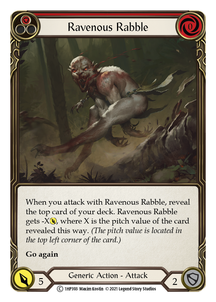 Ravenous Rabble (Red) [1HP393] (History Pack 1) | The CG Realm