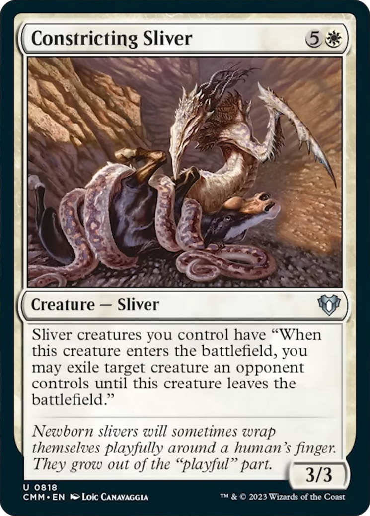 Constricting Sliver [Commander Masters] | The CG Realm